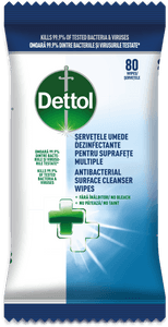 Dettol antibakteriális felülettisztító törlőkendő